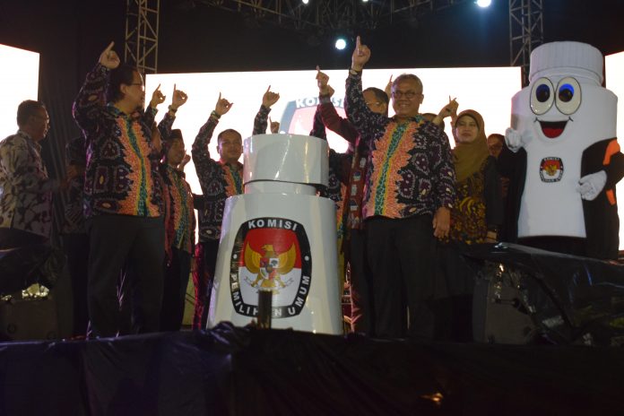 Launching Pemilihan Bupati dan Wakil Bupati Jember 2020 di Hadiri Ketua KPU RI